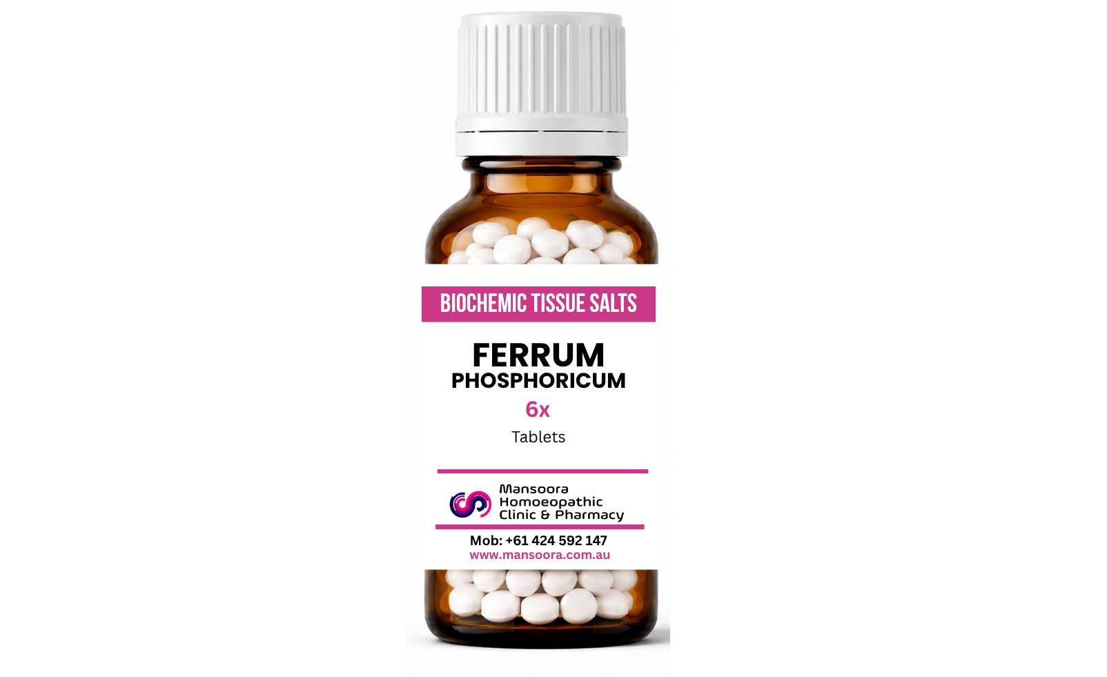 Ferrum Phosphoricum - Biochemic Tissue Salt 6x - Mansoora