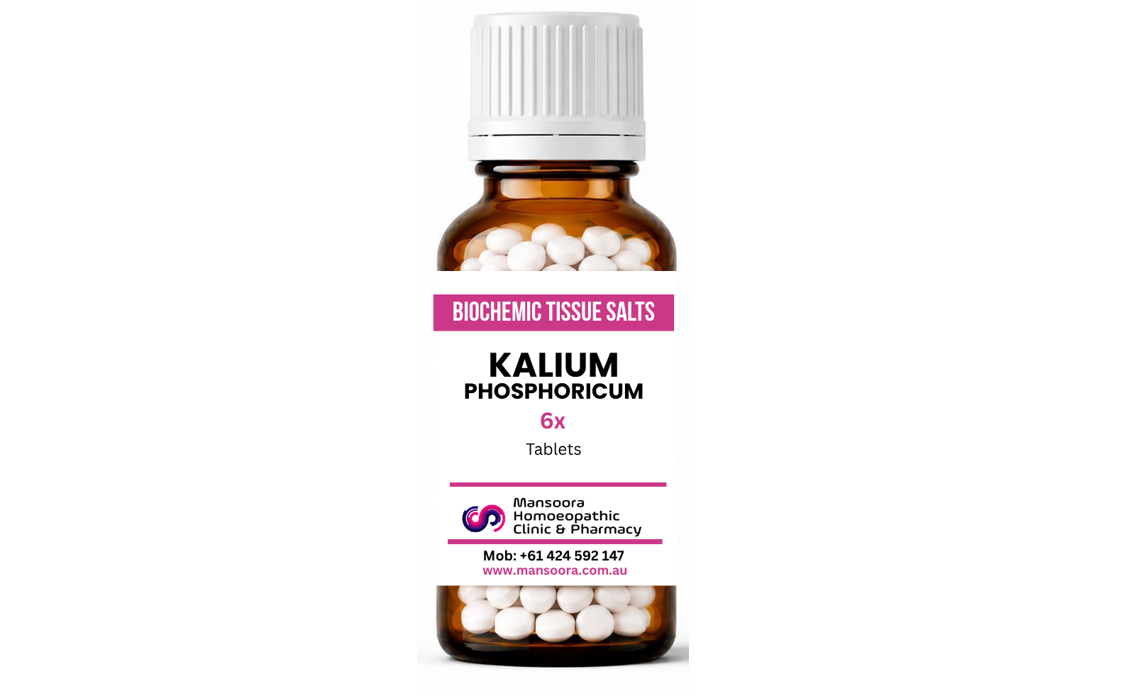 Kalium Phosphoricum - Biochemic Tissue Salt 6x - Mansoora