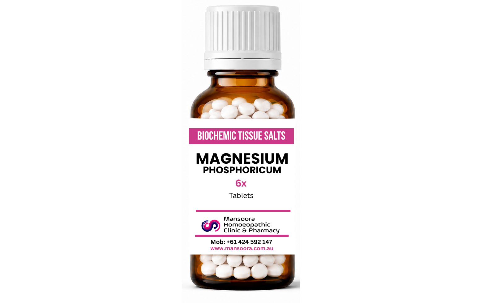 Magnesium Phosphoricum - Biochemic Tissue Salt 6x - Mansoora